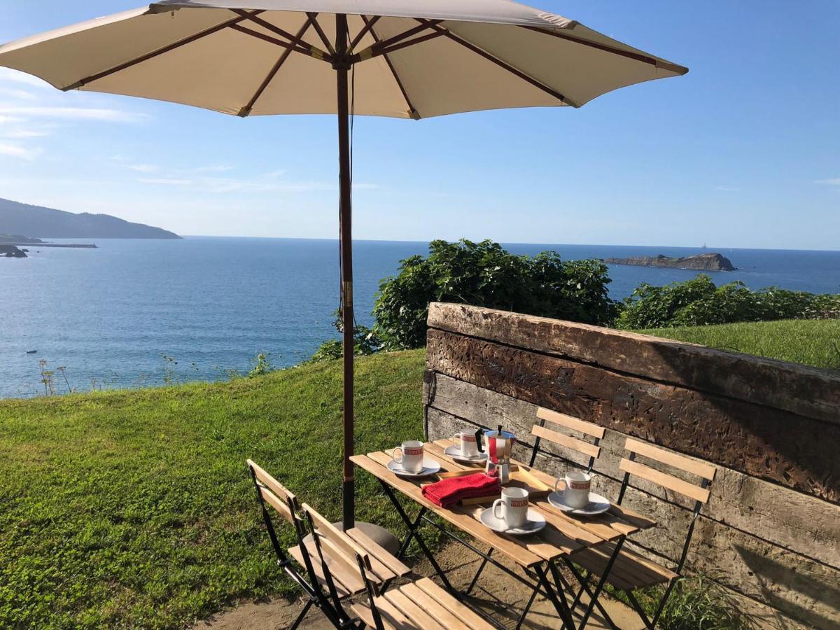 Вилла Adosado En La Costa Con Excelentes Vistas Al Estuario De Urdaibai Мундака Экстерьер фото