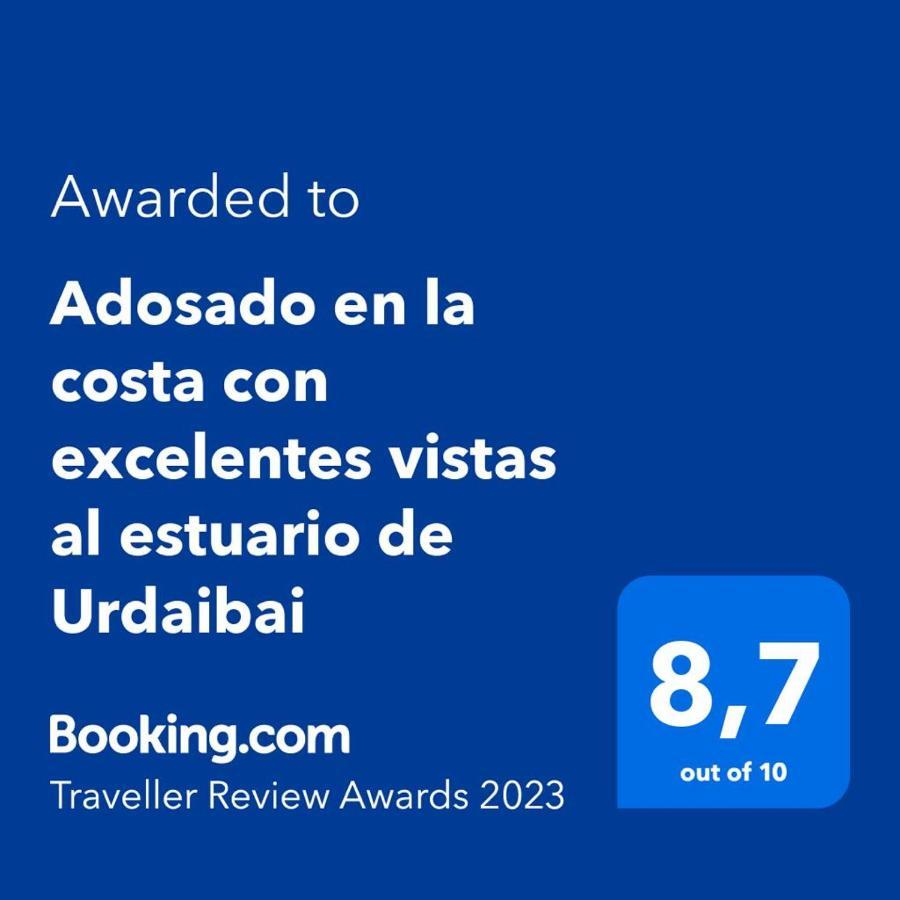 Вилла Adosado En La Costa Con Excelentes Vistas Al Estuario De Urdaibai Мундака Экстерьер фото